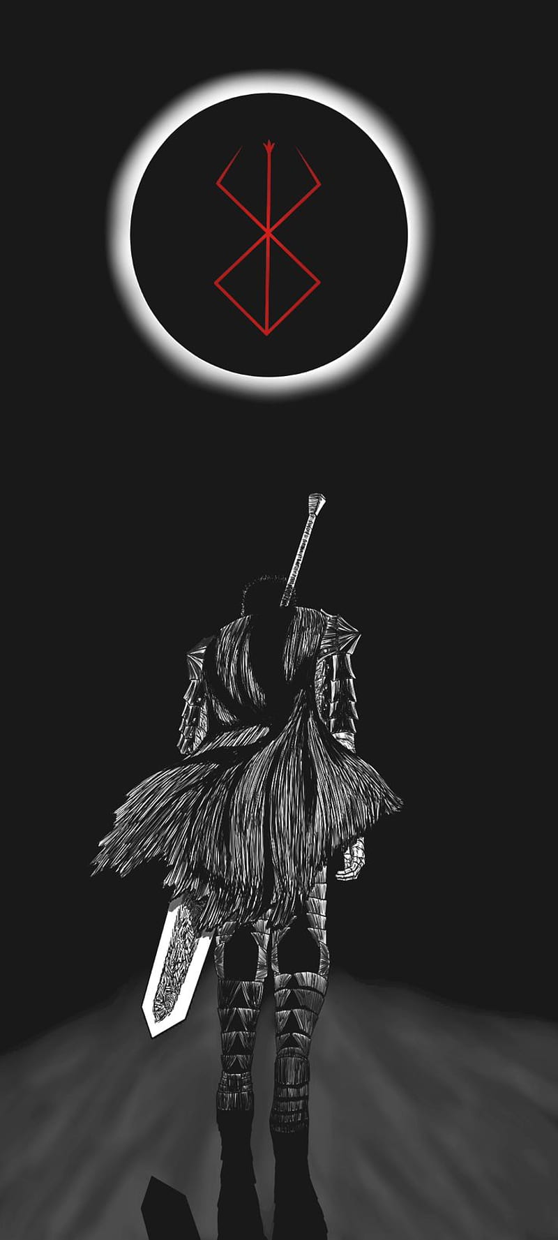 Berserk Preto Iphone Edit Black IOS Simbulo Android Guts Anime  Dark HD phone wallpaper  Peakpx