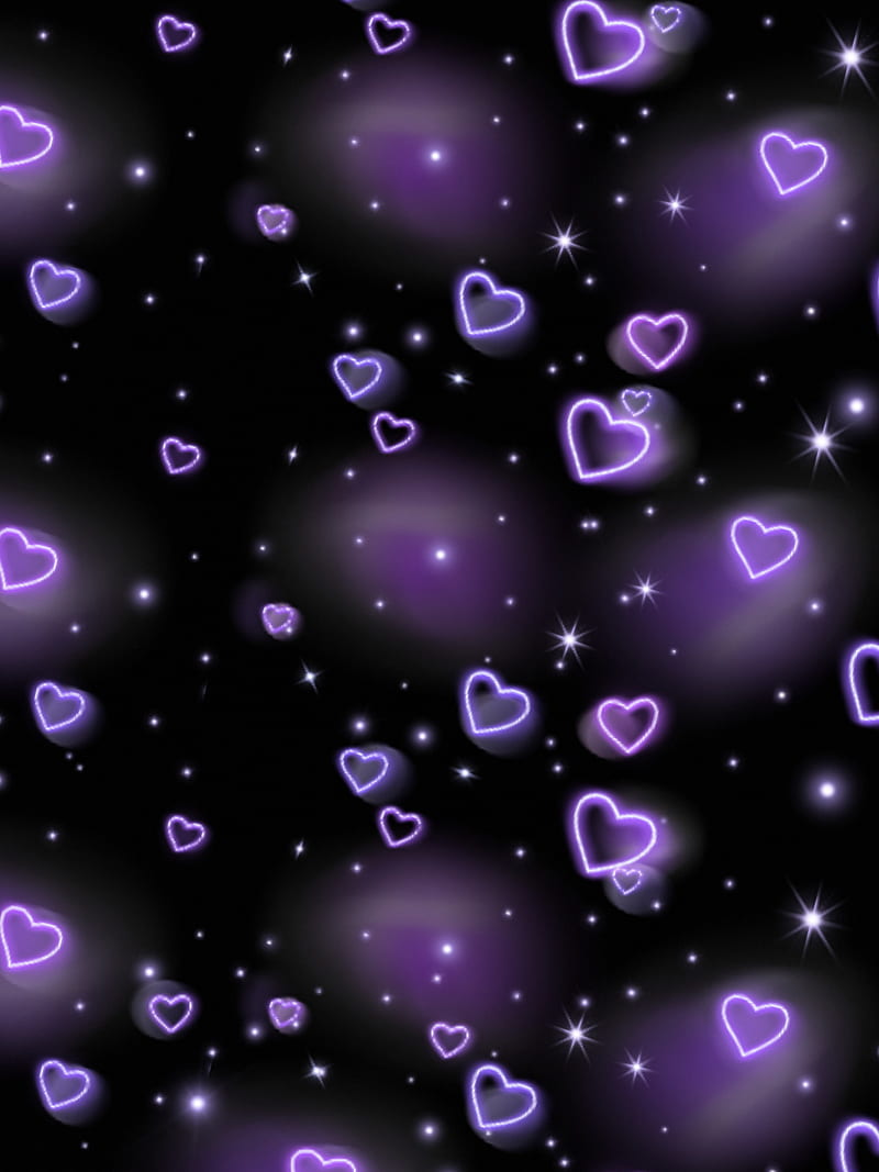 Purple Heart, basic, glitter, corazones, real, real marid, red, sever,  star, HD phone wallpaper | Peakpx