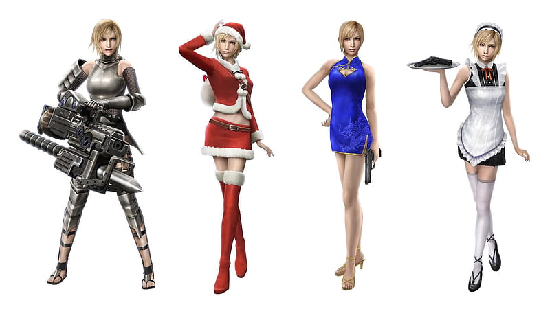 Aya Brea ~ Various Costumes, parasite eve, costumes, aya brea, 3rd birtay, women, HD wallpaper