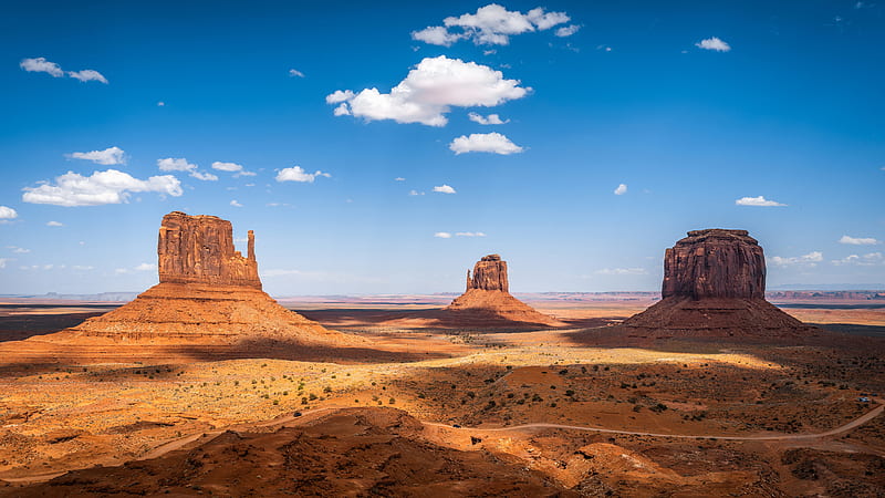 USA Desert Landscape Nature Monument Valley Travel, HD wallpaper
