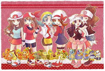 Dawn Elaine Gloria Hilda Kris Leaf Lyra May Selene Serena 4K HD Pokemon  Wallpapers, HD Wallpapers