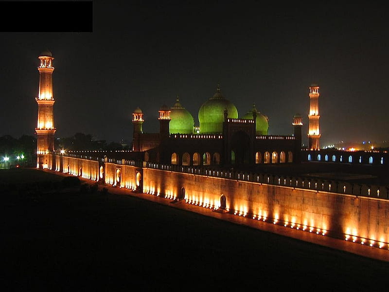 Badshahi-Mosque_Lahore, pakistan, bonito, lahore, badshahi-mosque, HD wallpaper