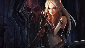 Some G@me, video game, games, fantasy, sexy girl, HD wallpaper | Peakpx