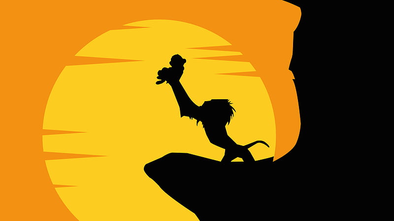 Rafiki Introduce Simba, the-lion-king, artwork, behance, simba, HD wallpaper