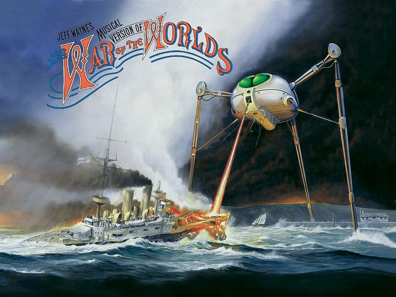 Jeff Wayne - The War Of The Worlds, Jeff Wayne, The War Of The Worlds, Jeff Wayne The War Of The Worlds, Great music, HD wallpaper