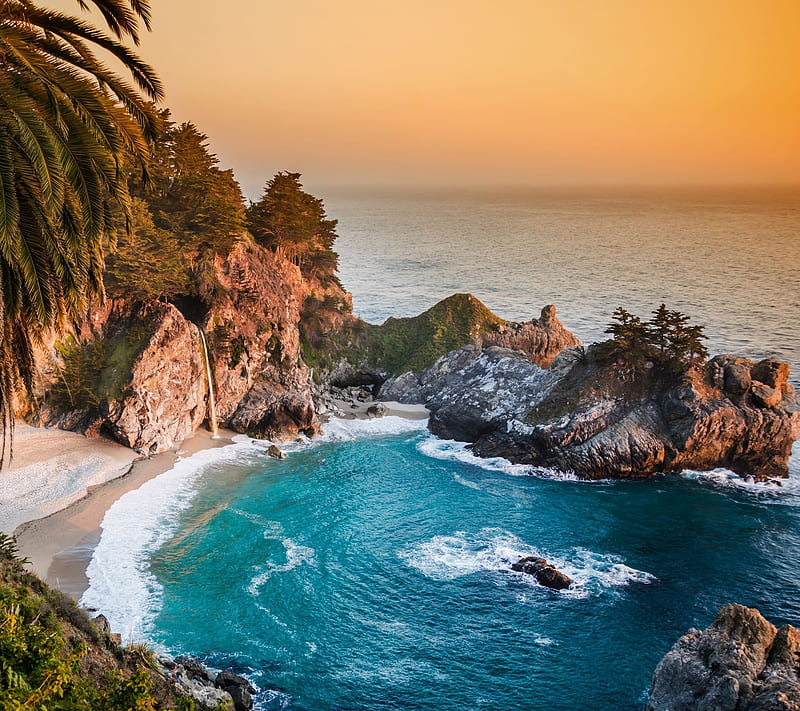 Cali Pacific, ocean, HD wallpaper