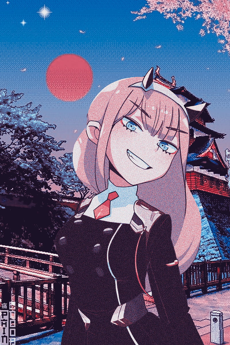 X Px P Free Download Zero Two Aesthetic Darlinginthefranxx Franxx Kawai Pink