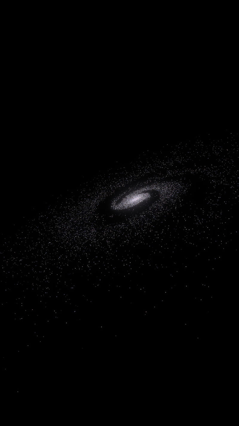Galaxy, black, space, stars, universe, HD phone wallpaper