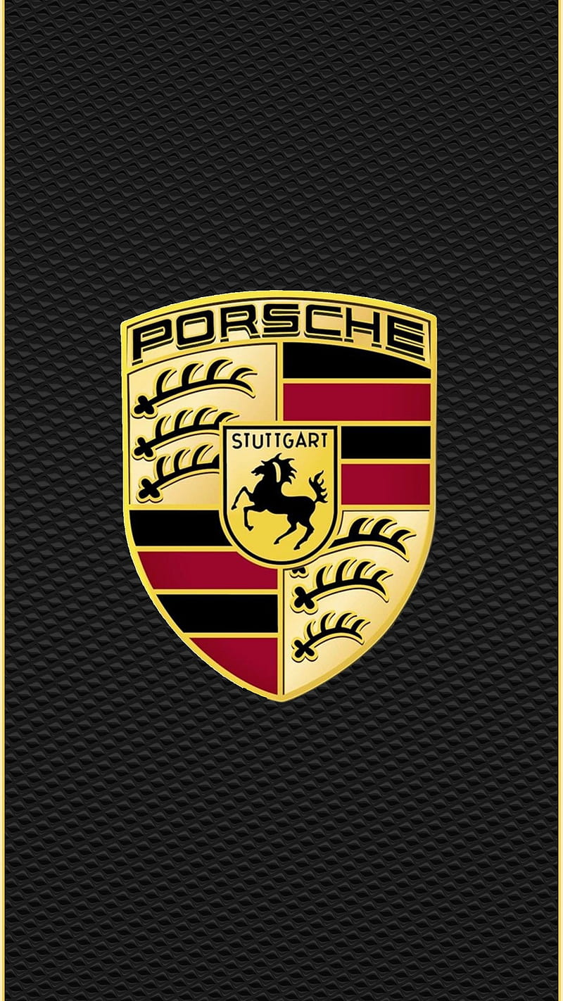 Porsche, badge, car, classic car, logo, super car, yellow, HD phone wallpaper