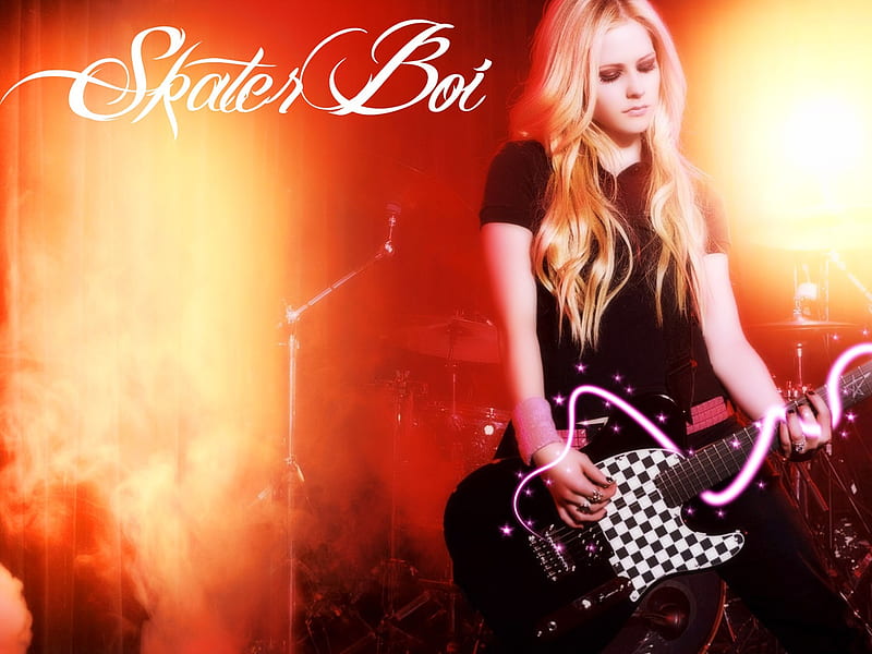 Avril Lavigne-Super Star Singer, HD wallpaper