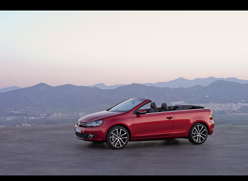 2012 VW Golf Cabriolet - Side, car, HD wallpaper