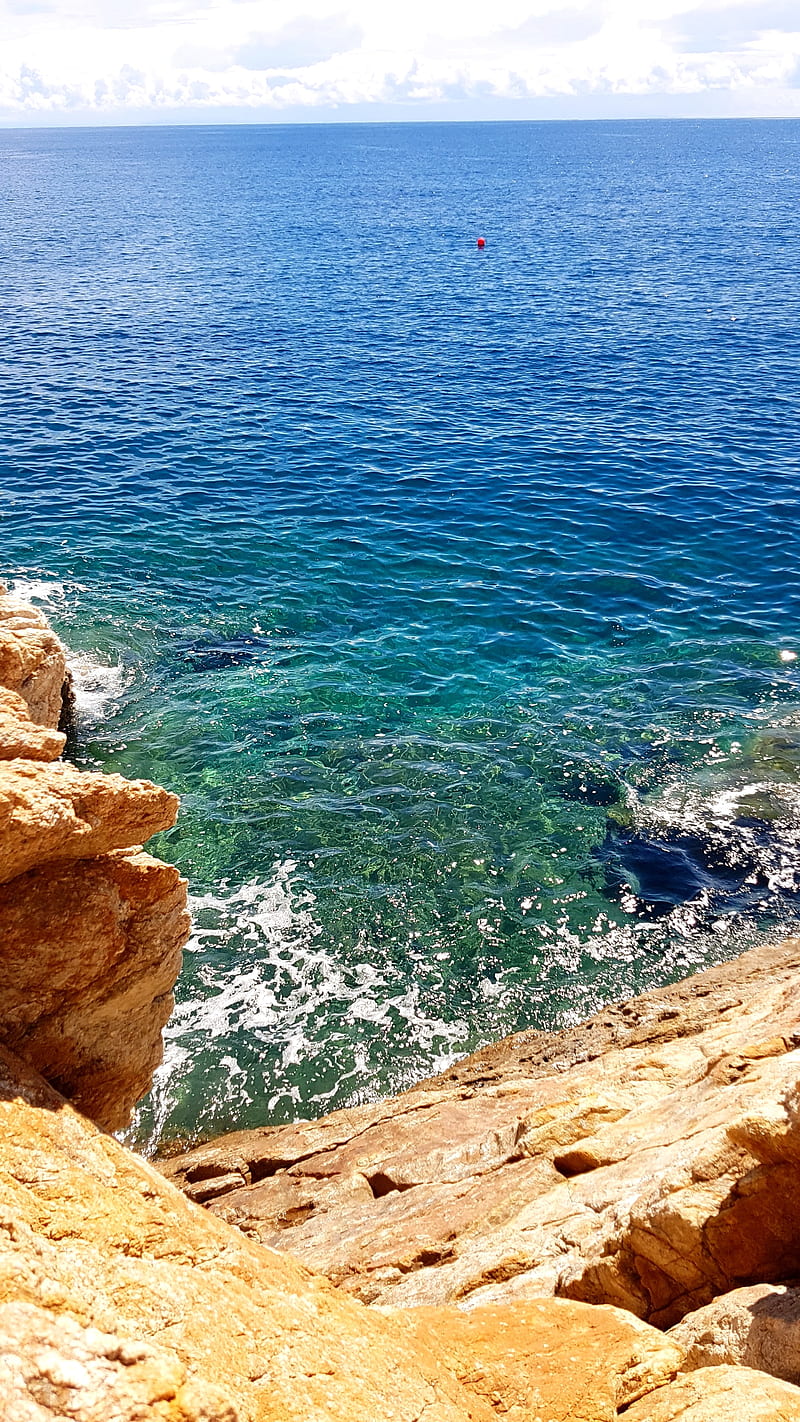 nature, water, sea, coast, rock, HD phone wallpaper
