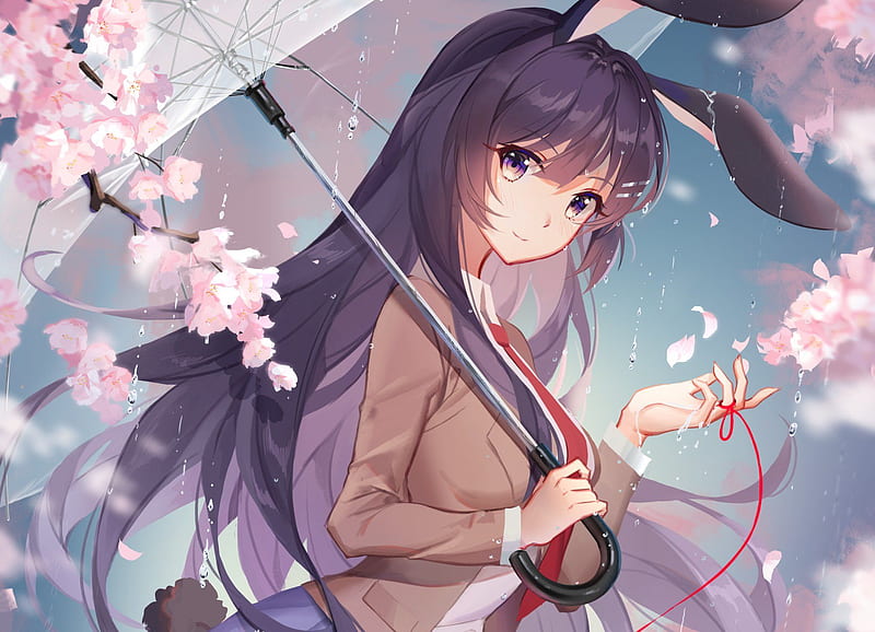 MAI SUN, Anime, Bunny Girl, Girl, Bunny, HD wallpaper