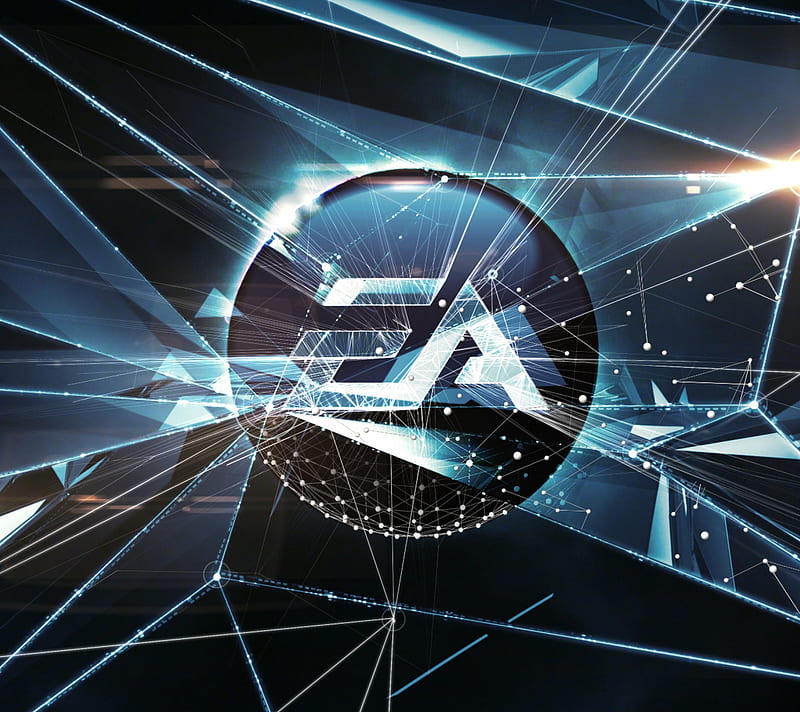 Electronic Arts, crystal, ea, glass, logo, HD wallpaper