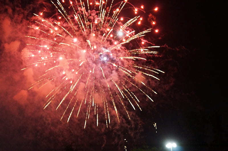 Incredible Fireworks, pyrotechnics, pyro, fireworks, HD wallpaper