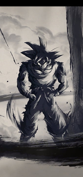 Super Saiyan Goku, anime, blue, dragonball, red, son goku, white, HD phone  wallpaper