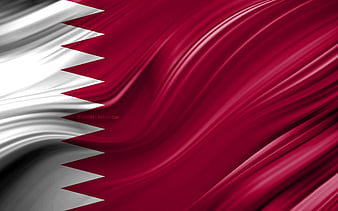 Qatar flag, Qatar, Middle East, flag of Qatar, silk flag, HD wallpaper |  Peakpx