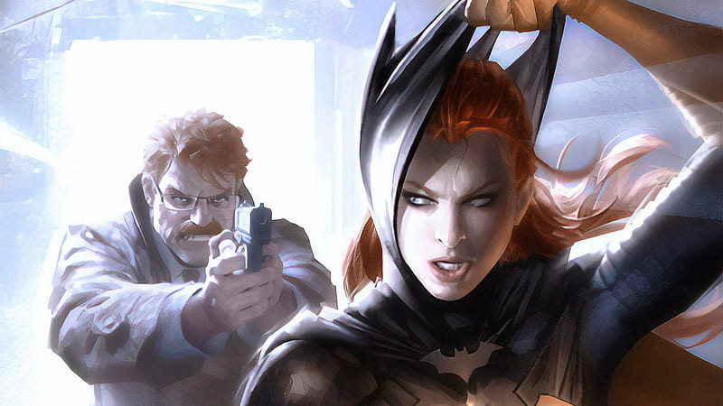 Batwoman Caught, batwoman, superheroes, artwork, artist, digital-art, HD wallpaper