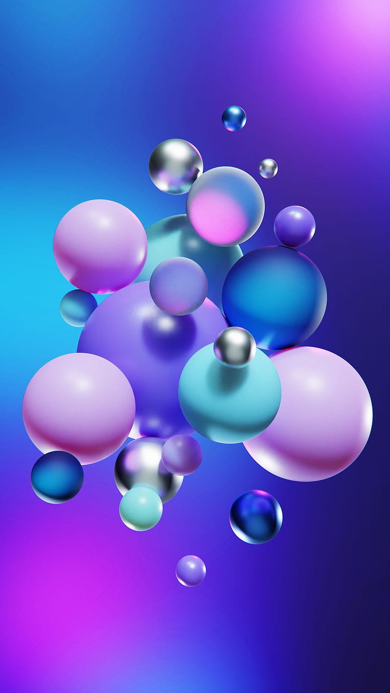 Bolas de cristal, azul eléctrico, magenta, rosa, azul, redondo, Fondo de  pantalla de teléfono HD | Peakpx