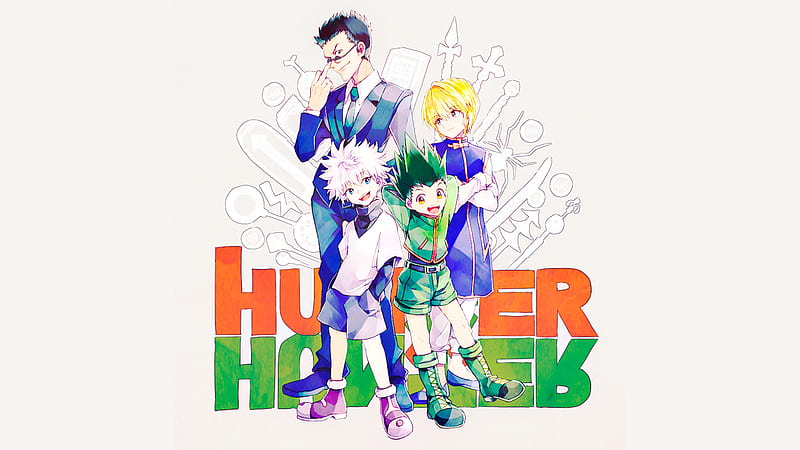 Hunter x Hunter Gon Killua And Leorio Paradinight Anime, HD wallpaper