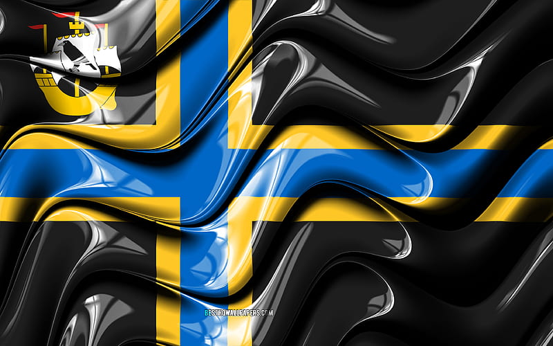 Caithness flag Counties of Scotland, administrative districts, Flag of Caithness, 3D art, Caithness, scottish counties, Caithness 3D flag, Scotland, United Kingdom, Europe, HD wallpaper