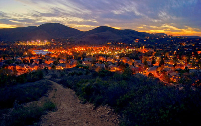 Malibu City at Sunset ~ R, R, Malibu, Lights, Sunset, HD wallpaper | Peakpx