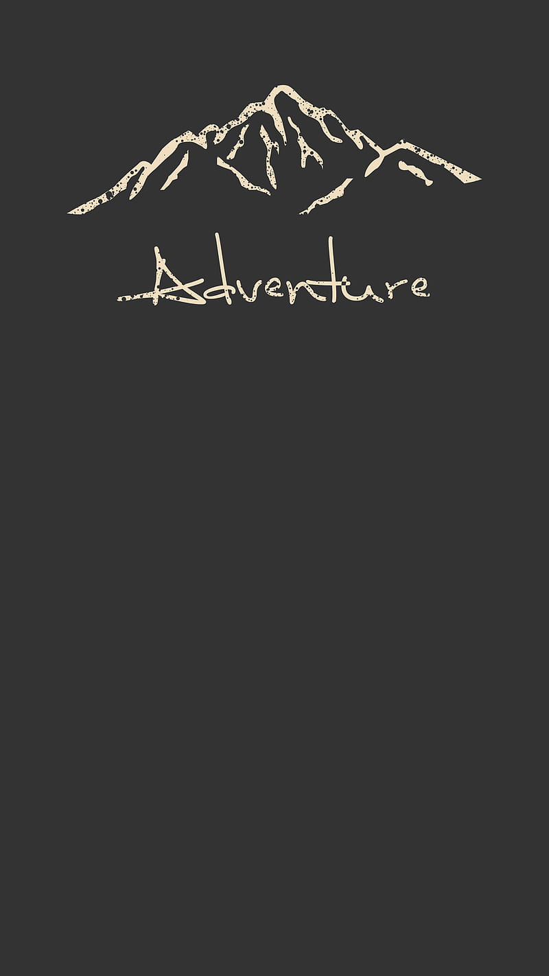 Adventure, cool, desenho, flat, hiking, material, minimal, mountains, nature, outdoors, HD phone wallpaper