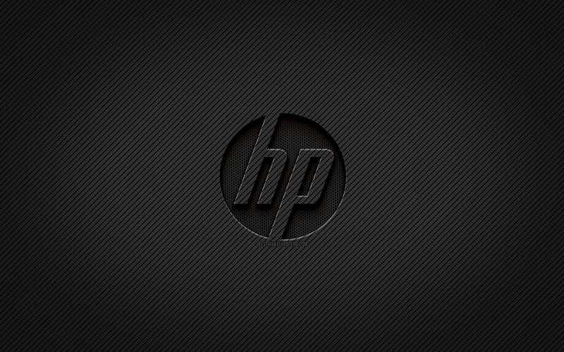 HP carbon logo, , Hewlett-Packard, grunge art, carbon background, creative,  HP black logo, HD wallpaper | Peakpx