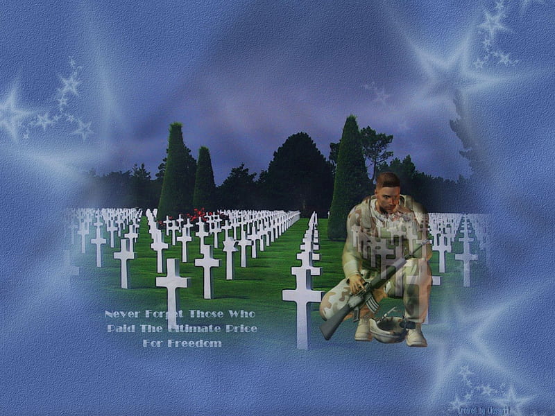 Memorial Day death, life, dom, peace, cemetary, honor, memories, salute, memory, crosses, military, legacy, cross, HD wallpaper