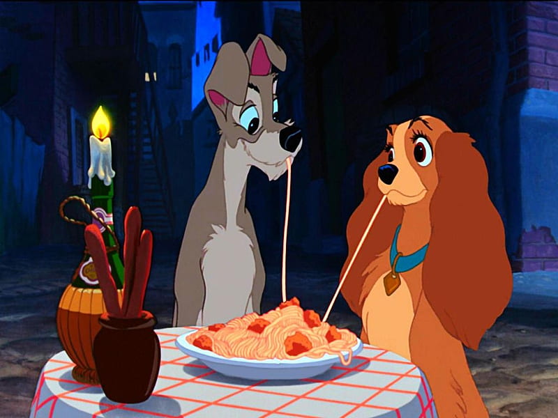 Lady and the tramp wallpaper by celedrawingart on DeviantArt