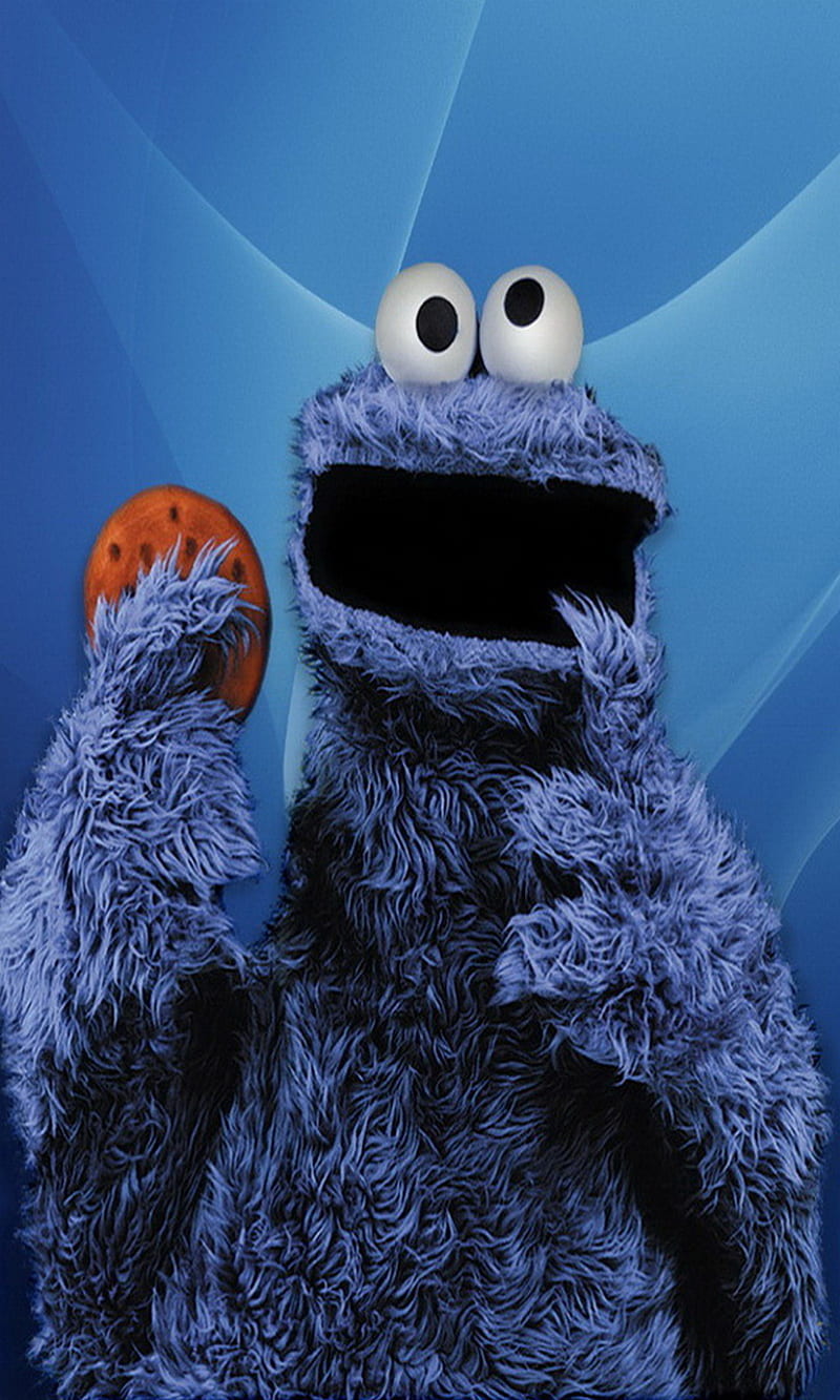 Cookie Monster, comedy, fun, sesame street, tv, HD phone wallpaper