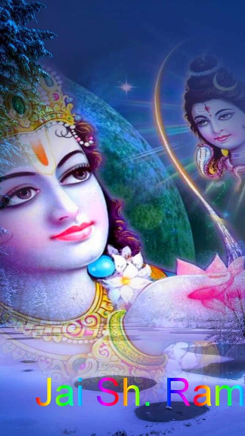 Jai Sh. Ram , lord shiva, jai sh. ram, HD phone wallpaper
