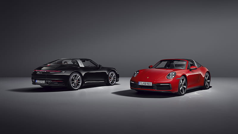 2021 Porsche 911 Targa 4, Convertible, Flat 6, Turbo, car, HD wallpaper