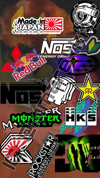 Monster Energy Sticker Energy drink Red Bull Decal, car car