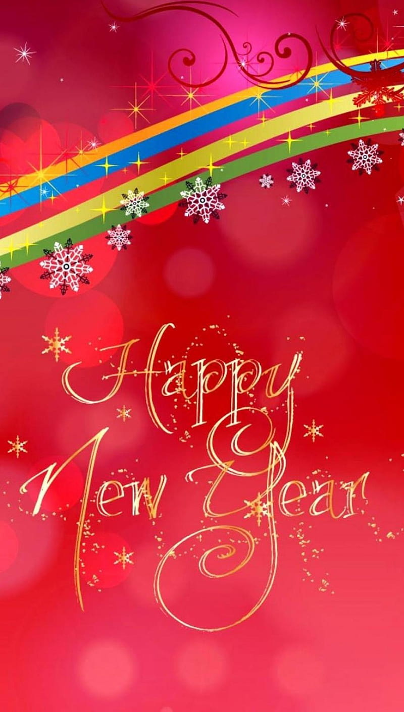 Happy New Year, decor, festive, new year, HD phone wallpaper