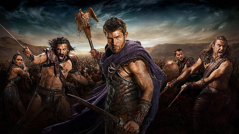 Spartacus, War of the damned, Serie, Damned, guerra, Slave, Battle, Movie, Film, Spartacus, HD wallpaper