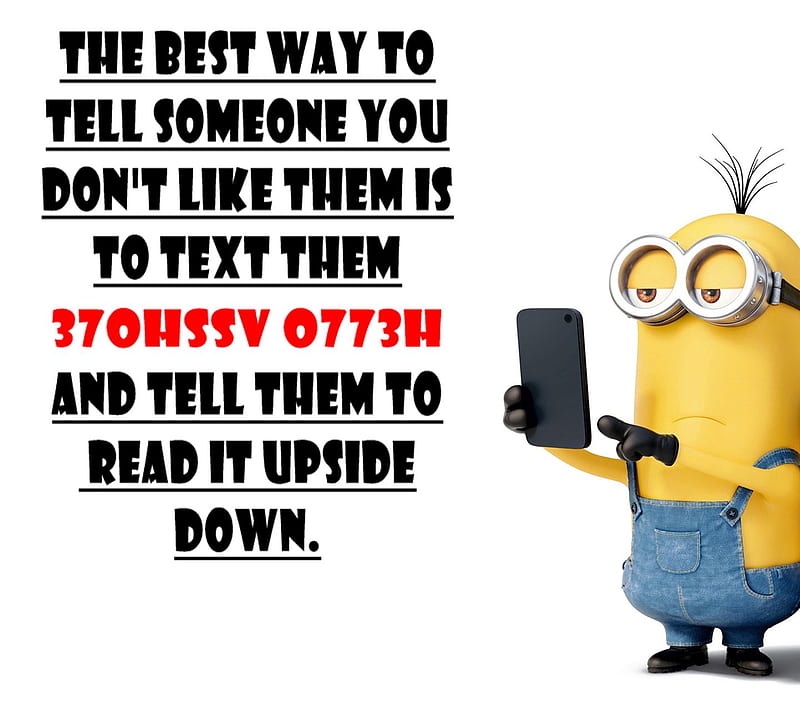 The Best Way, cartoon, drawn, entertainment, minions, quotes, HD wallpaper  | Peakpx