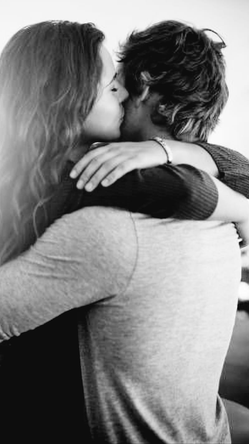 Love, black, boy, couple, girl, hug, man, woman, HD phone wallpaper