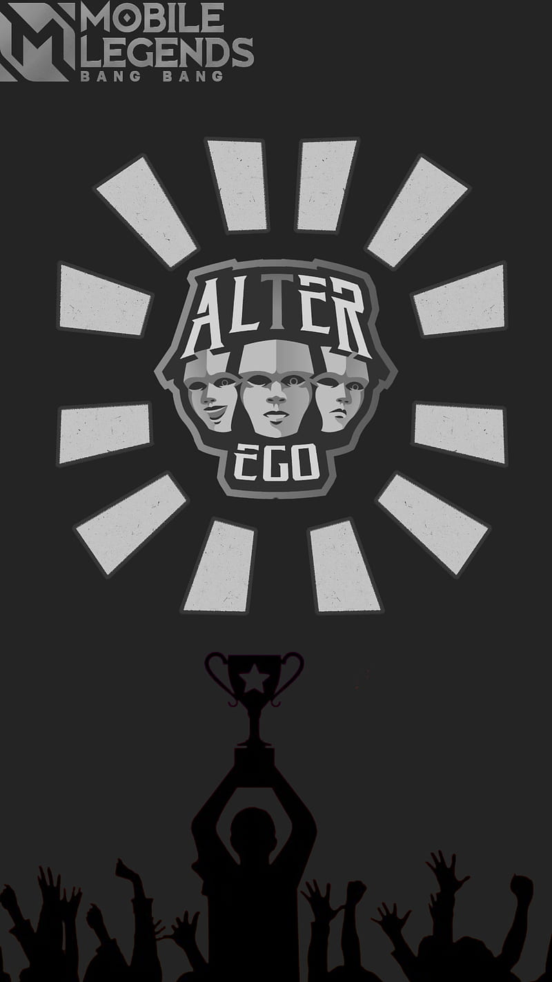 Alter ego Esport, alter ego, black, champion, esports, game, kangskidip, mobile legends, ophone, HD phone wallpaper