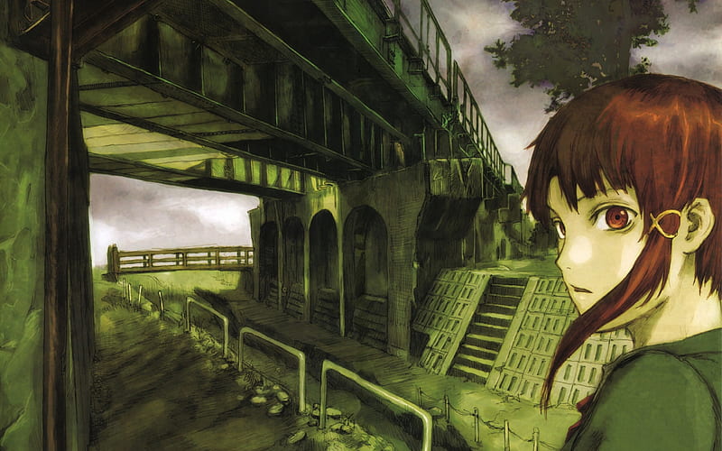 Iwakura Lain, manga, protagonist, Serial Experiments Lain, HD wallpaper