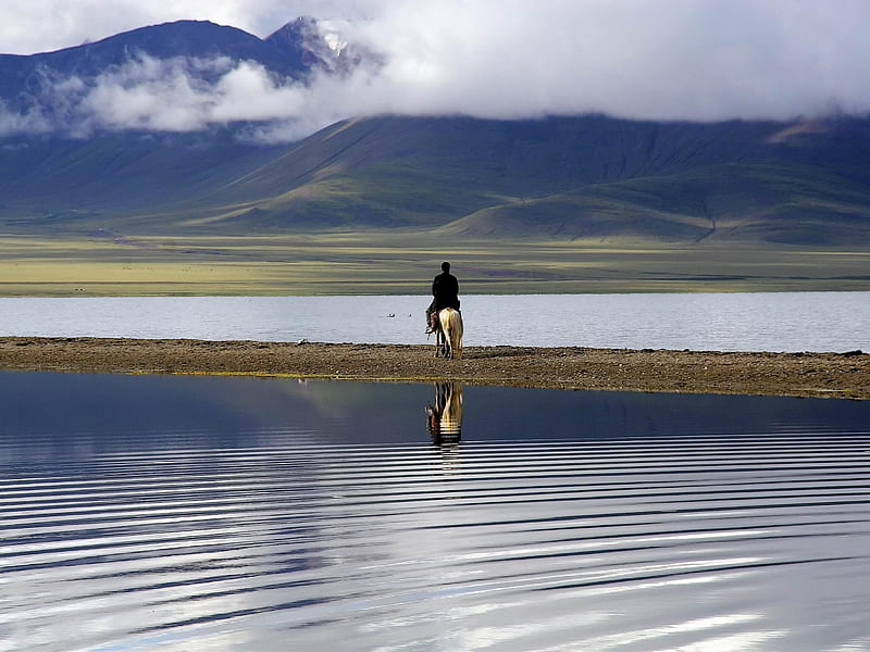 Namtso Lake Heavenly Lake Tibet travel-world beautiful scenery, HD wallpaper