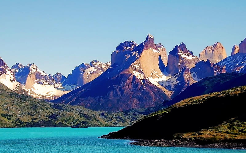 Torres del Paine National Park Chile -natural scenery, HD wallpaper