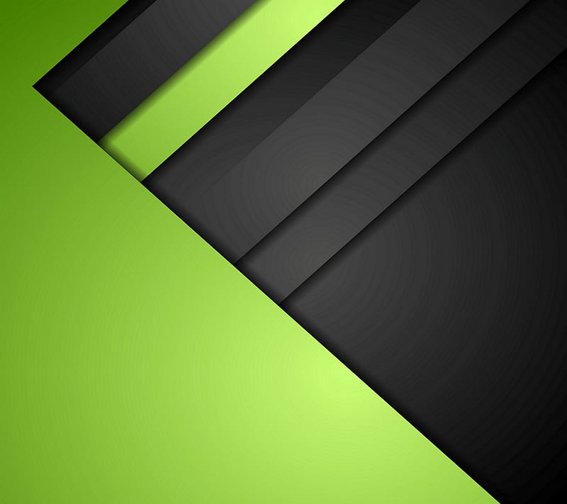 Material GB, android, black, dark, five, flat, green, lollipop, HD wallpaper