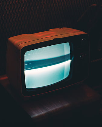 Black Crt Tv Showing Gray Screen · Free Stock Photo