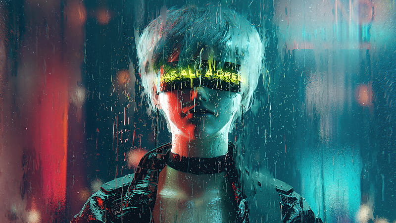 Dream Dealer Cyber Girl, cyberpunk, scifi, artist, artwork, digital-art, HD wallpaper