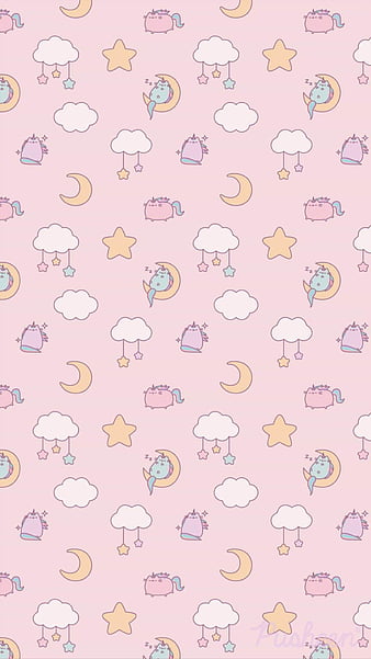 Unicorn pusheen, cute, magical, pink, HD phone wallpaper | Peakpx