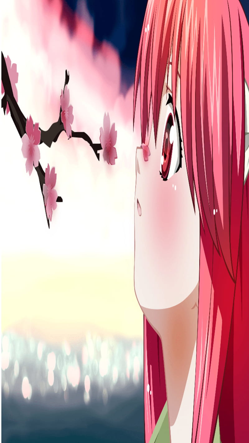 Lucy, aesthetic, manga, elfen lied, anime, HD phone wallpaper