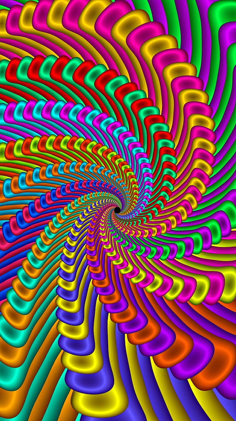Stripe Swirl, desenho, rainbow, swirling, twist, HD phone wallpaper
