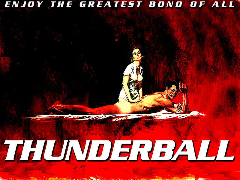 Thunderball, james bond - 007 - movies - action, HD wallpaper