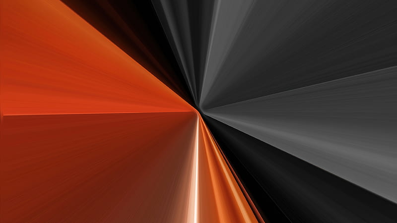 Sharp Lines Grey Orange , abstract, artist, artwork, digital-art, HD wallpaper